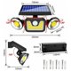 thumbnail image 2 of Cabezal de ducha Lámpara solar para exteriores ultrapotente de 83 LED con sensor de movimiento, iluminación para exteriores con foco solar impermeable IP65 (fácil de usar), 2 of 2