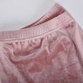 thumbnail image 7 of YYDGH Women's Velvet Elastic High Waist Flare Legging Pants Casual Bell Bottom Long Pants Palazzo Long Trouser Pink S, 7 of 7