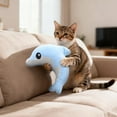 thumbnail image 4 of Dolphin Plush Toy for Pet, Cat Toys, Soft Fabric Toy With Cute Design for Indoor Entertainment, 4 of 4