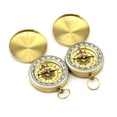 thumbnail image 2 of Jinsinto Brass Pocket Compass, Copper Pocket Compass, Outdoor Brass Compass, Waterproof Pocket Compass, 2 of 5