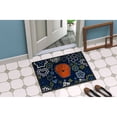 thumbnail image 4 of Carolines Treasures BB5065MAT 18 x 27 in. Blue Flowers Longhair Red Dachshund Indoor or Outdoor Mat, 4 of 4
