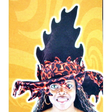Flame Witch Hat Costume Accessory