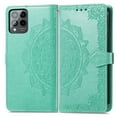 thumbnail image 2 of Feishell Embossed PU Leather Wallet Phone Case for T-Mobile REVVL 6 Pro 6.82 inch,Full Protection Magnetic Clasp Flip Stand Card Slots Shockproof Protective Cover with Hand Strap,Green, 2 of 9