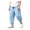 B03-Light Blue, variant on Boys Harem Jogger Pants Lightweight Loose Fit Sweatpants Elastic Cuff Breathable Summer Bottoms 2-14 Years