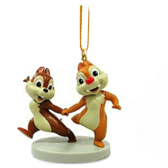 Chip & Dale 2.5" PVC Ornament Figure Figurine Charm Keychain Dangler Mickey New