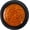 1x Amber, variant on 4" Round LED Trailer Tail 24 LED Stop Turn Signal Marker Lights 1x Amber