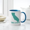 thumbnail image 4 of CafePress - California This Is Home Mug - 11 oz Ceramic Mug - Novelty Coffee Tea Cup, 4 of 4
