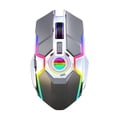 thumbnail image 1 of Ratón para juegos NikouMX ZERODATE T30 inalámbrico RGB negro, 1 of 8