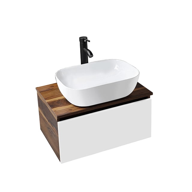 Esatto Mueble moderno flotante para baño con luz Antara
