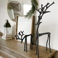 thumbnail image 3 of HIELLFQ Modern Simple Reindeer Table Decor-Black Reindeer Statues Christmas Decorations, Elegant Christmas Gifts,Reindeer Table Centerpieces Decor-Ideal for Living Room Bedroom Office, 3 of 7