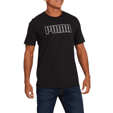 Puma Mens Double Down Tee (Black, XXL)