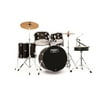 Mapex RB5044FTCDK Rebel 5-Piece Drumset w/ Hardware & Cymbals - Black