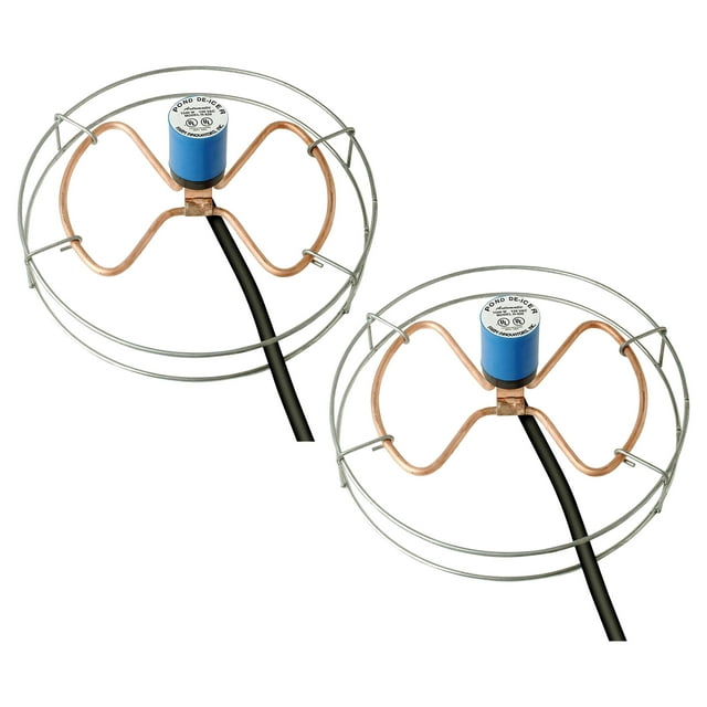 Farm Innovators H-429 1500 W Aluminum Submergible Water Tank Deicer, 2 Pack
