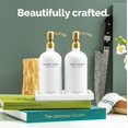 thumbnail image 2 of Vine Creations Glass Soap Dispenser Set, Kitchen, 2 of 6