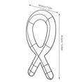thumbnail image 2 of unbranded Iron Floral Wreath Con En Forma De Para De Puerta, 2 of 8