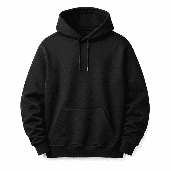Men's Pullover Hoodie, Soft Cotton Blend Sweatshirt, Casual Hooded Sweatshirt with Kangaroo Pocket