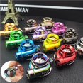 thumbnail image 2 of Mini Turbo Turbocharger Keychain Spinning Turbine Meal Craft Bags Key Chain Ring Keyring Keyfob Car Keyring Car Interior Accessories Red, 2 of 9