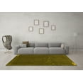 thumbnail image 3 of Ahgly Company Indoor Rectangle Abstract Yellow Modern Area Rugs, 8' x 10', 3 of 4