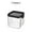 700ml, variant on SDJMa Rectangle Plastic Food Storage Box with Lids,Container Sets,Food Storage,Food Containers,Cereal Containers,use for School,Work and Travel,0.64 quarts(700ML)