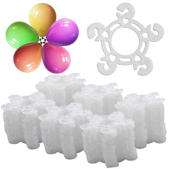 60 Pieces Plastic Balloon Connectors Clip Holders for Decorating , Balloon Column Stand and Balloon Flowers