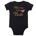 thumbnail image 2 of Hudson Baby Infant Girl Cotton Bodysuits 3pk, Mini Boss, 12-18 Months, 2 of 4