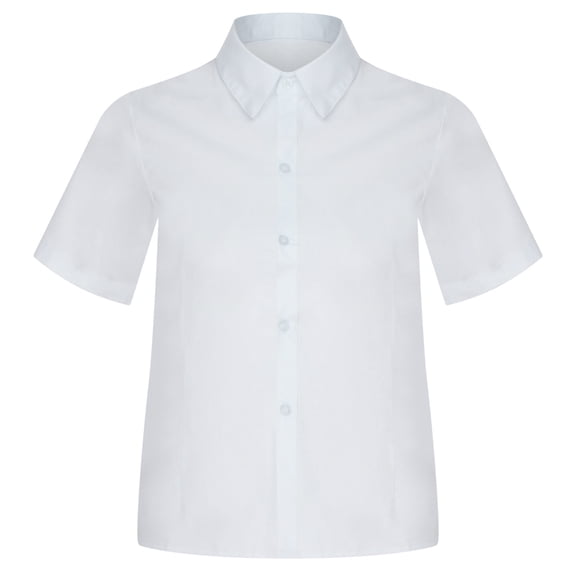 Zekutng Womens Tops Fashion White Shirt Short Sleeve Uniform Business Attire Casual Shirts,Sizes S-4XL