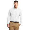 thumbnail image 1 of Polo de manga larga Port Authority® Silk Touch™. K500LS Autoridad Portuaria K500LS, 1 of 1
