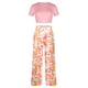 thumbnail image 4 of Traje de cintura con estampado floral de verano para mujer Traje casual de dos piezas a la moda Wmkox8yi bvn764, 4 of 9