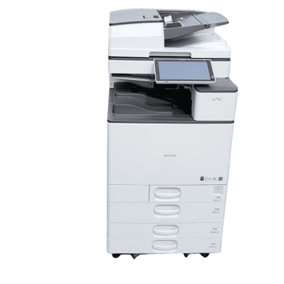 Ricoh Color Multifunction Copier Printer, Scanner, Fax, with Finisher, 45 ppm, Duplex, Network-Ready, P/N: C4504ex