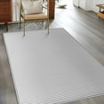 thumbnail image 3 of Kitchen Mats for Floor 3x5 Ft, Gray Striped Non Slip Area Rugs for Kitchen Bedroom Entryway, Modern Minimalist Vertical Stripes Lines Washable Carpet Runner Rug Floor Mats for Bedroom Home Decor, 3 of 9
