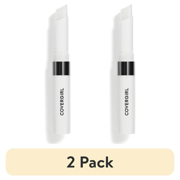 (2 pack) COVERGIRL Outlast All-Day Lip Color Moisturizing Lipstick, Clear