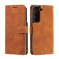 thumbnail image 2 of Feishell Fit for Samsung Galaxy S23 FE 6.4 inch Flip Wallet Case with RFID Blocking Credit Card Slots & Kickstand,Durable PU Leather Magnetic Clasp Folio Shockproof Slim Phone Case,Brown, 2 of 17