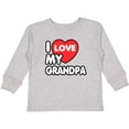 thumbnail image 3 of Inktastic I Love My Grandpa Boys or Girls Long Sleeve Toddler T-Shirt, 3 of 5