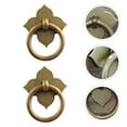 thumbnail image 5 of Supvox Golden Copper Cabinet Knobs Decorative Drawer Handles for Wardrobe Furniture 2 Pieces, 5 of 9