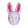 thumbnail image 1 of Disfraz de cosplay con bonitas orejas de conejo, PVC blando, cabeza de conejo, 1 of 2