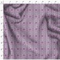 thumbnail image 4 of Soimoi Purple polyester Crepe Fabric Leopard Animal Skin Decor Fabric Printed Yard 52 Inch Wide, 4 of 6