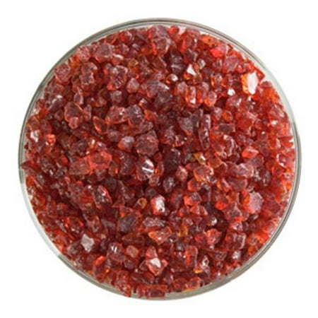 Bold B1322. 93 Garnet Red Transparent Frit Coarse, 1 lbs