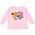 thumbnail image 3 of Inktastic Halloween Hugs with Cute Vampire Cat Bat Boys or Girls Long Sleeve Toddler T-Shirt, 3 of 5