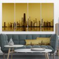 thumbnail image 1 of Chicago Gold Coast with Skyscrapers - Cityscape Canvas Print, 1 of 3