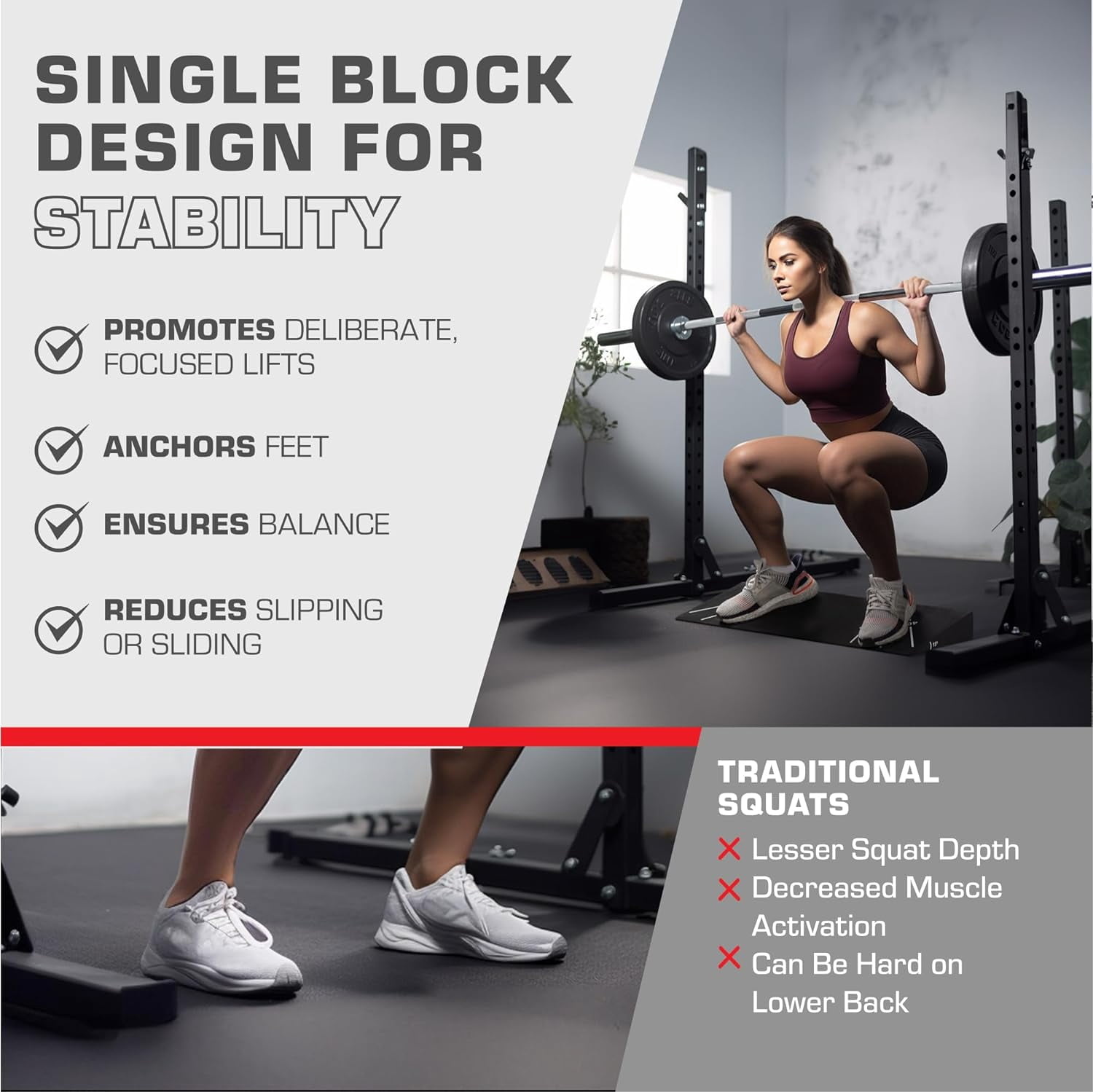 One Leg Barbell Squat Barbell Single Leg Squat JEFIT