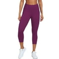 thumbnail image 6 of NELEUS Womens High Waist Capri Yoga Leggings Cropped Pant for Workout with Two Pockets,Purple,US Size 3XL, 6 of 9