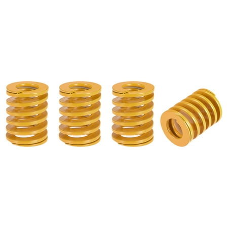 

Uxcell Die Spring 22mm OD 30mm Length 4 Pack Stamping Light Load Compression Yellow