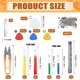 thumbnail image 2 of Kit de desgarrador de costura de 520 piezas, incluye desgarradores de costura grandes y pequeños, tijeras, tiza de sastre, calibre deslizante, alfileres de acolchado rectos, cinta métrica suave p, 2 of 5