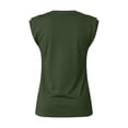 thumbnail image 4 of Posijego Women's Summer Cap Sleeve Tank Tops Solid Color Casual Sleeveless Shirts Business Office Girls Tank Tees for Ladies, 4 of 9
