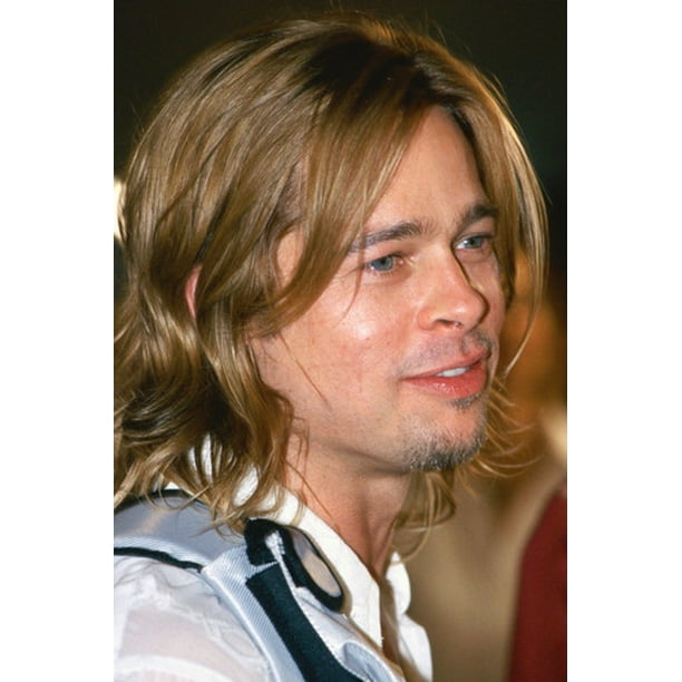 Brad Pitt 24x36 Poster Cool Pose With Long Hair Brad Pitt 24x36 Poster Cool Pose With Long Hair