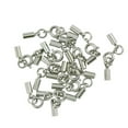 thumbnail image 2 of AMLESO 12 Pcs Ressort Rond Fermoir Tube Cloche Embouts Bijoux DIY 4mm, 2 of 6