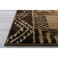 thumbnail image 4 of Handcraft Rugs Cabin Rug  Lodge, Cabin Nature and Animals Area Rug  Modern Nature Pattern Cabin Area Rug  Abstract, Chocolate Brown/Beige-Rabbit/Deer/Moose/Birds 4x5 feet, 4 of 8