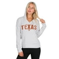 thumbnail image 2 of Men's Concepts Sport  White/Gray Texas Longhorns French Terry Striped V-Neck Pullover Hoodie, 2 of 4