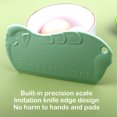 thumbnail image 6 of Silicone Dough Scraper Cutter Tool Baking Kneading Pad Utensil 6.6x3.5in Food Grade Kitchen / Dining(Green) ,Hulucky, 6 of 9