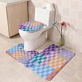 thumbnail image 5 of SIYTUAU Four Piece Shower Curtain Set Waterproof For Bathroom Dry Wet Separation Non Slip Mat Set Stylish And Easy To Clean Fabric, 5 of 5